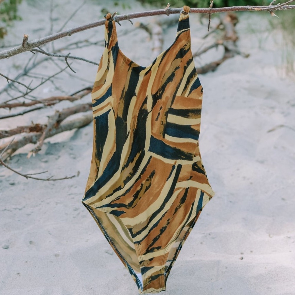 Vintage 90s European One Piece Swimsuit